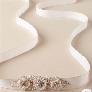 NWT BHLDN Zakaa Garden ivory pendant sash